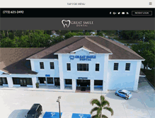 Tablet Screenshot of greatsmiledental.net